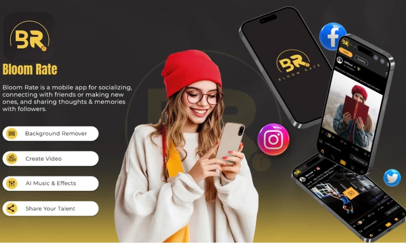 Bloom Rate - Social Network & Memory Sharing App