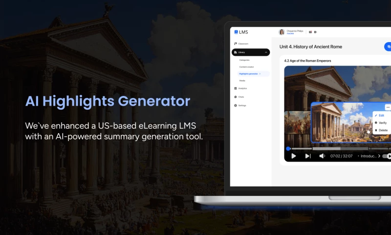 Aristek Systems - AI highlights generator