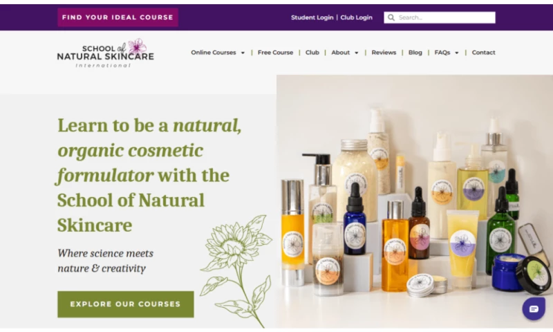 Anorak Cat Web Design Ltd - School of Natural Skincare