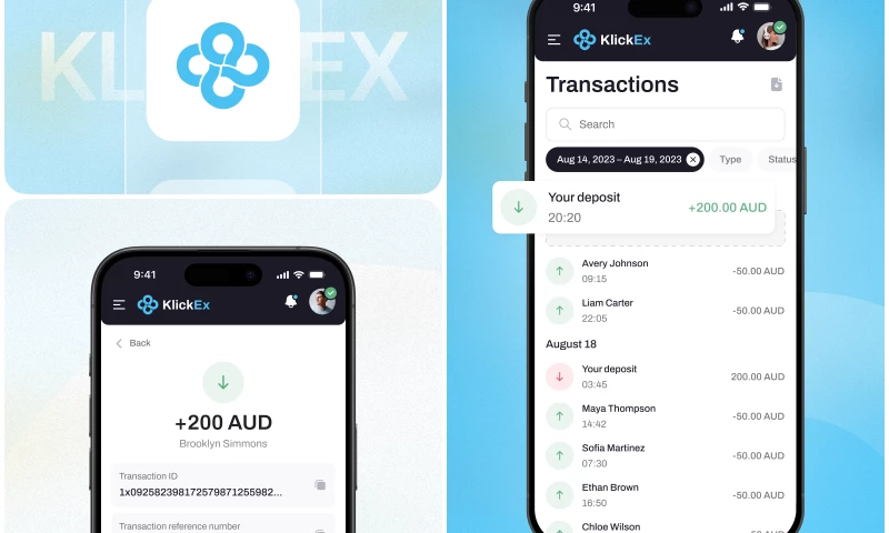 Phenomenon Studio - KlickEx – Banking App UI UX Design