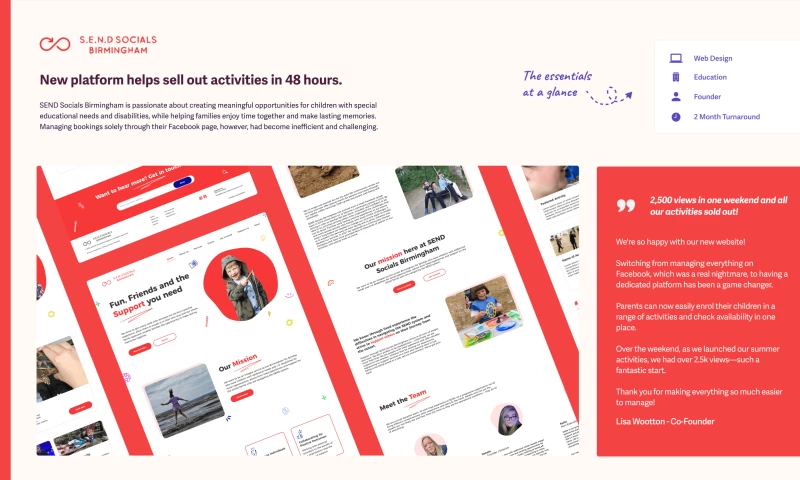 Squibble - New platform helps sell-out activities in 48 hours