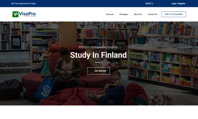 tsorbit - User-Friendly Website for Online Visa Consulting