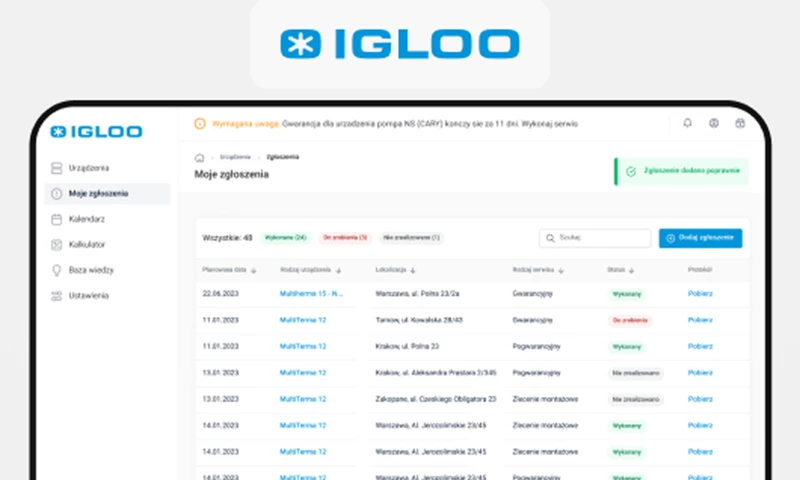 Qarbon IT - IGLOO - Custom software for a heat pump system