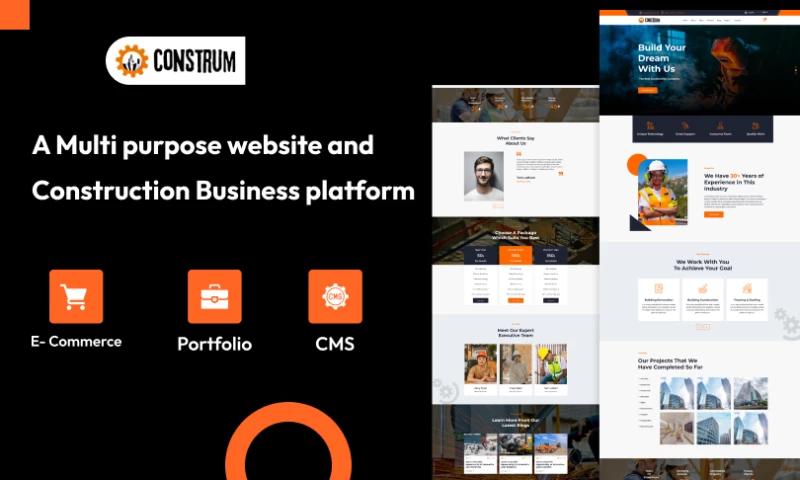 Bug Finder - Construm - A multi purpose website and construction business platform