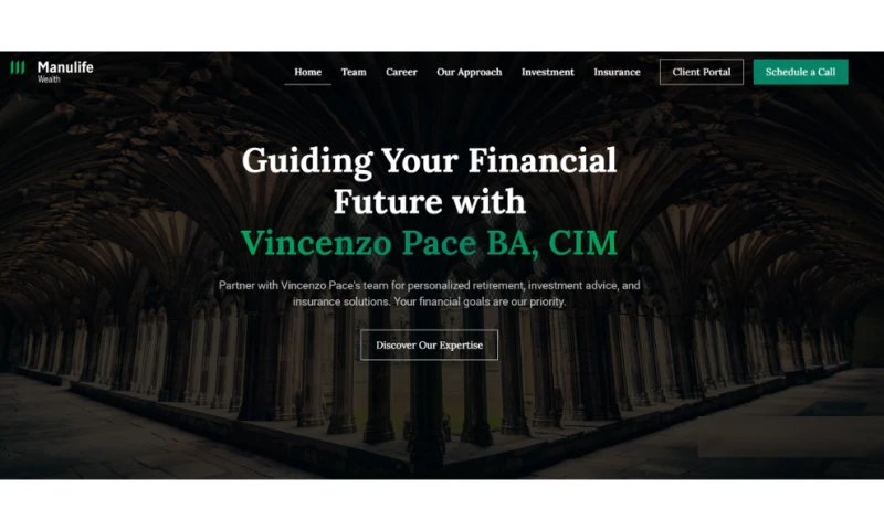 OnePage Pro Inc - Vincenzo Pace | Manulife Wealth