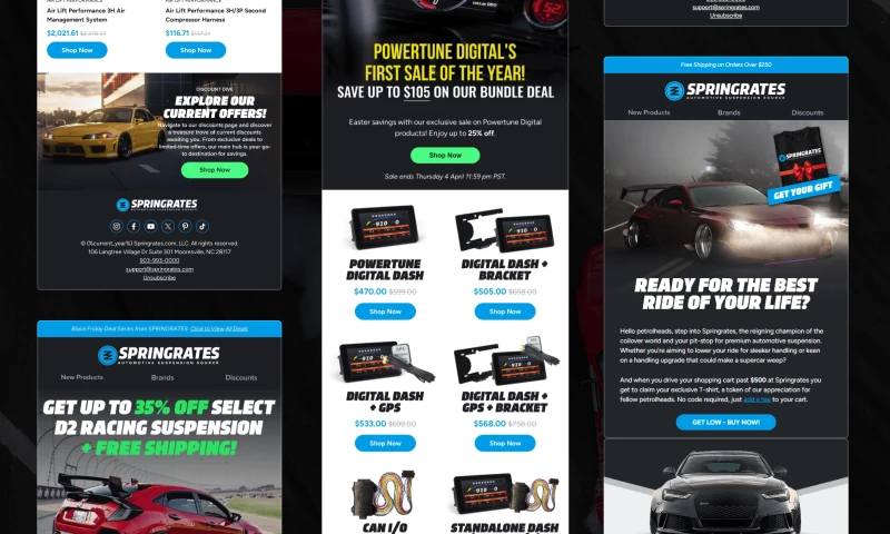 The Better Creative - Springrates Email Design