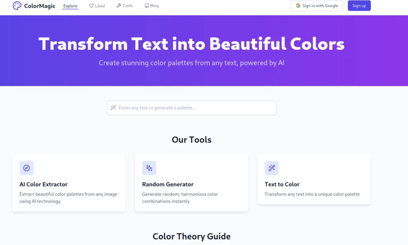 ZAAS. - Color Palette Generator
