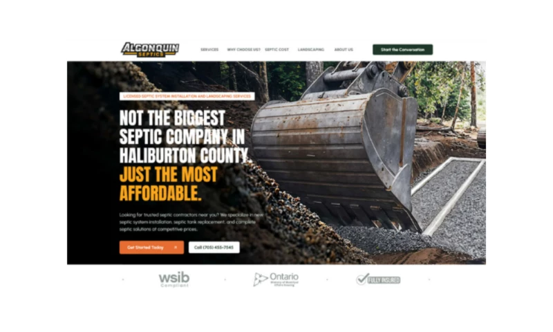 Woodhouse Marketing Agency - Algonquin Septics