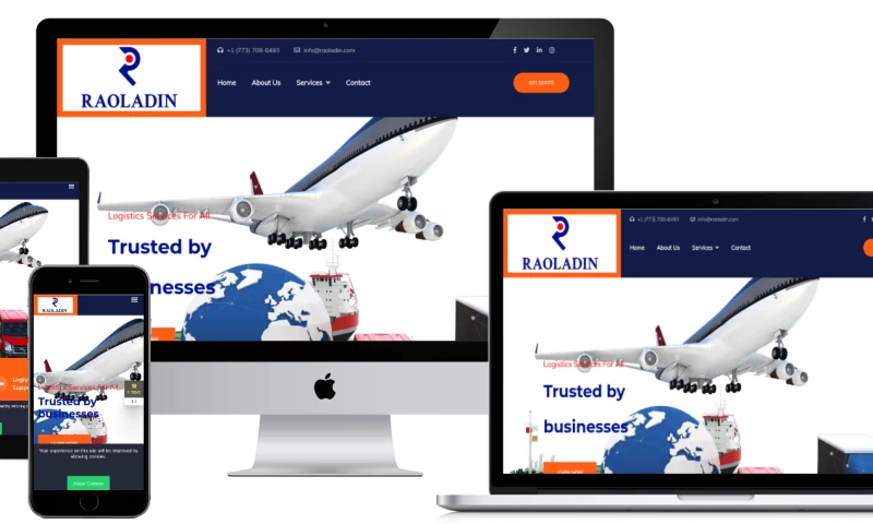Talosmart - Raoladin Logistics & Transport Website