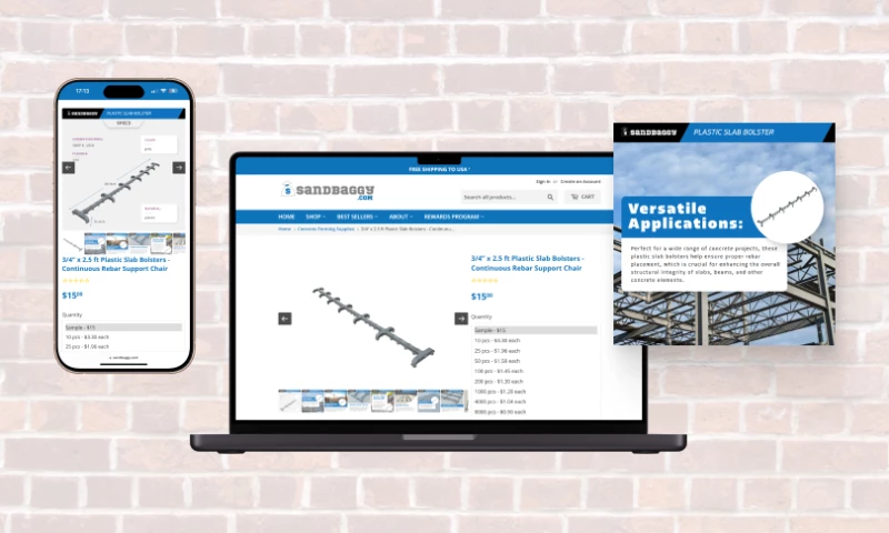 An e-commerce provider of construction needs