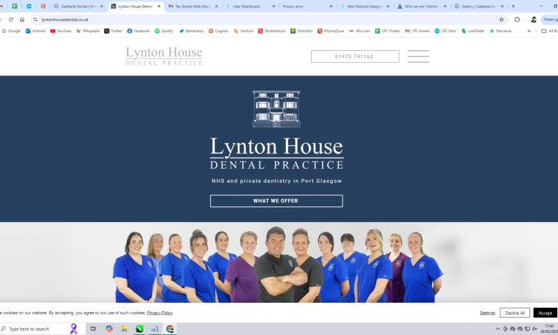 Aesthetic + Dental Web Design Scotland - Lynton House Dental Practice