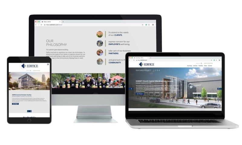 Edifice Construction: Website Design