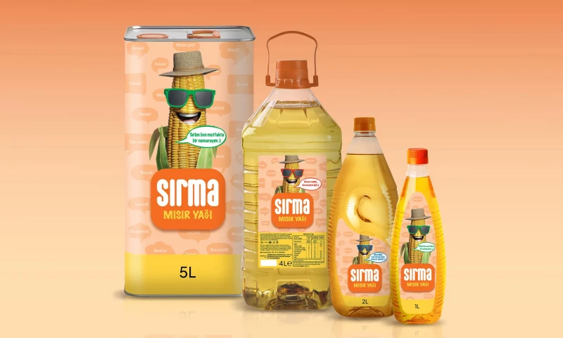 Talking Packs Packaging Design & Communication - Sırma Sunflower and Corn Oil Packaging Designs
