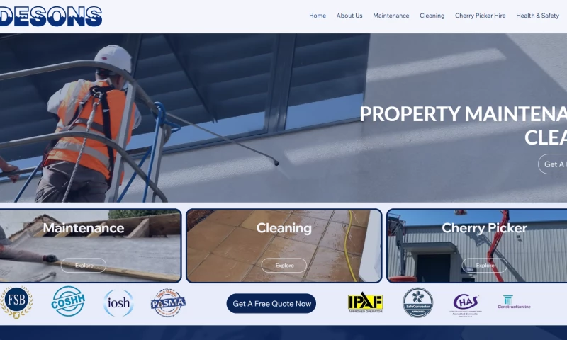 Diseño UK - Wadesons LTD: A Fresh New Website to Expand Reach and Drive Business