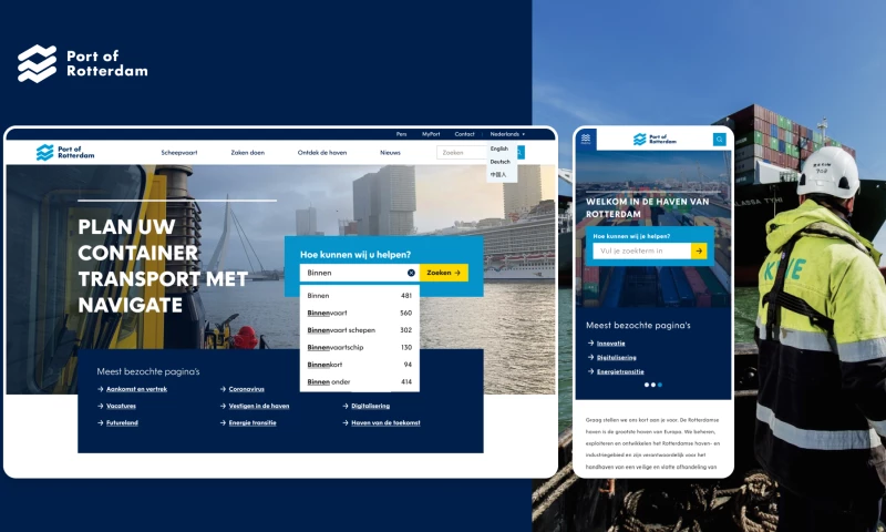 Port of Rotterdam: Een Toekomstbestendige Website voor de Grootste Haven van Europa