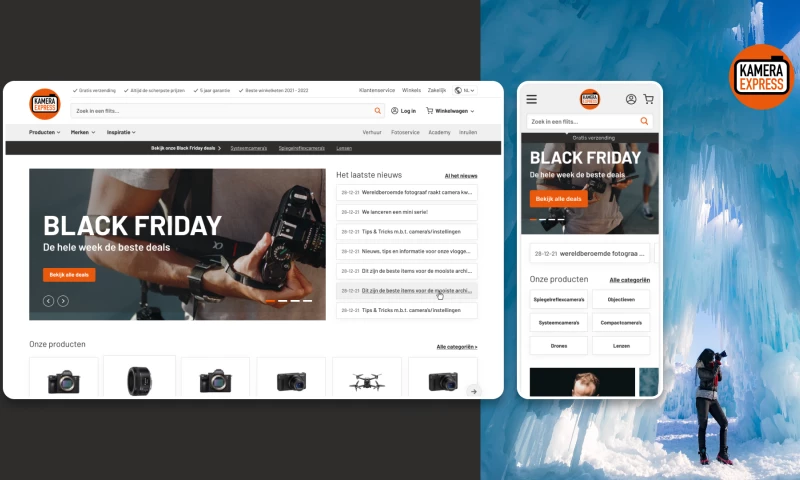 Kamera Express: Een Online Ervaring die Inspireert en Converteert