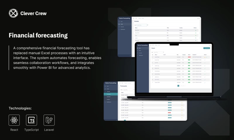 Business Intelligence Tool/Forecasting System