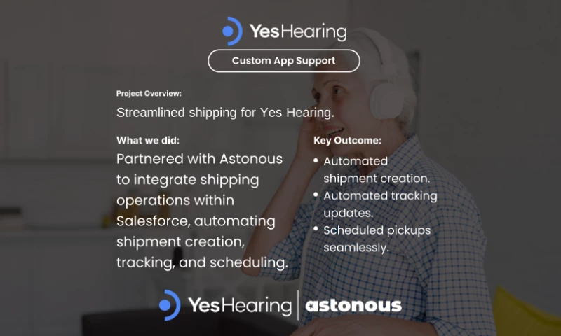 Astonous - Yes Hearing Custom App Support
