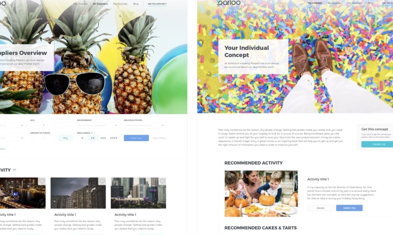 The Frontend Company - Find everything for your children's party