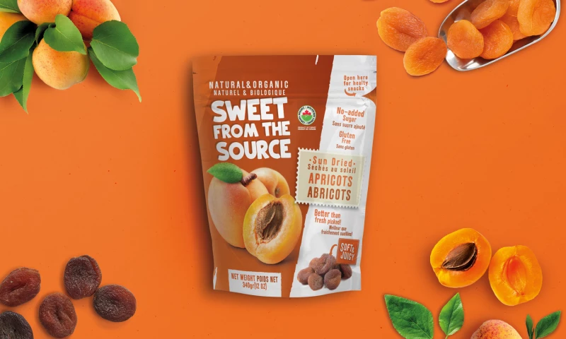 Talking Packs Packaging Design & Communication - Sweet From the Source Dried Fruits Packaging Design