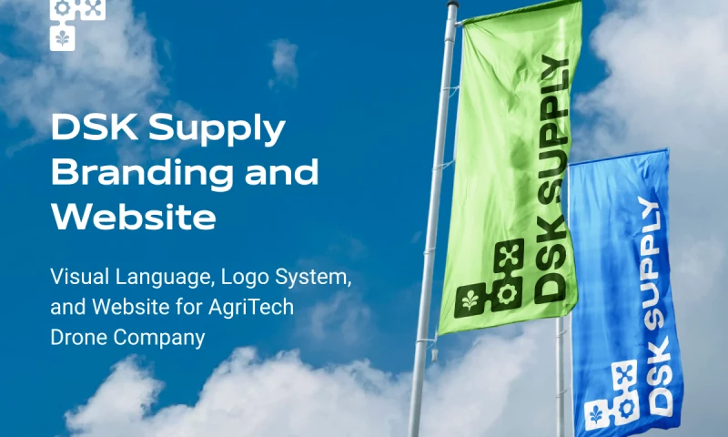DSK SUPPLY: Branding, Logo, Website for AgriTech