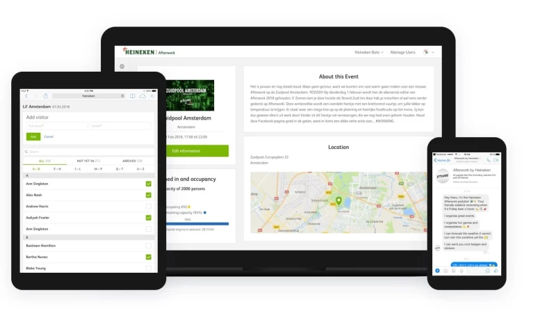 Heineken Afterwork - Chatbot & Event Management Automation