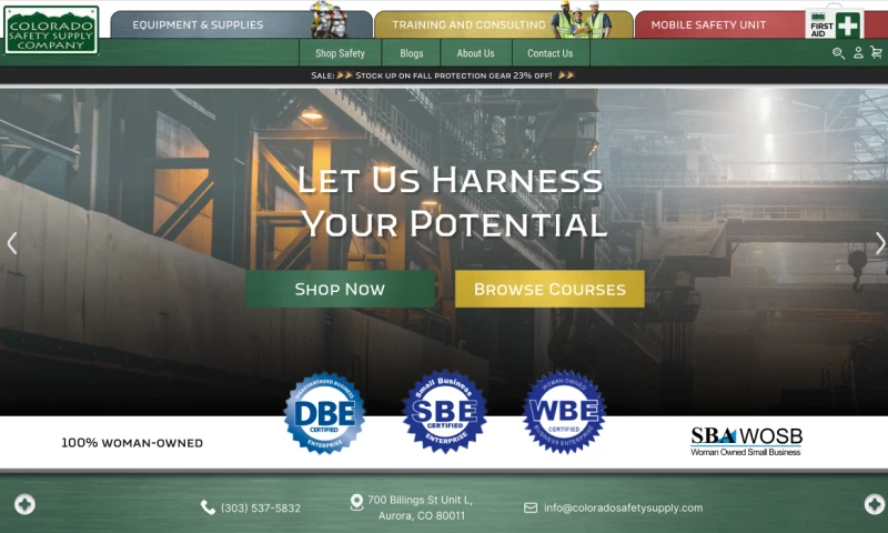 Gapstow - Colorado Safety Supply - Massive Shopify Redesign