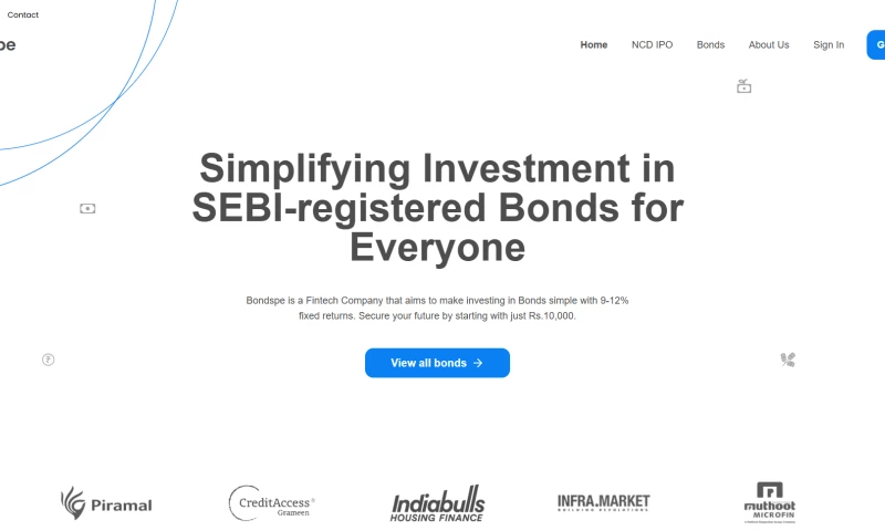 Aucio infotech - Bondspe Website UI/UX