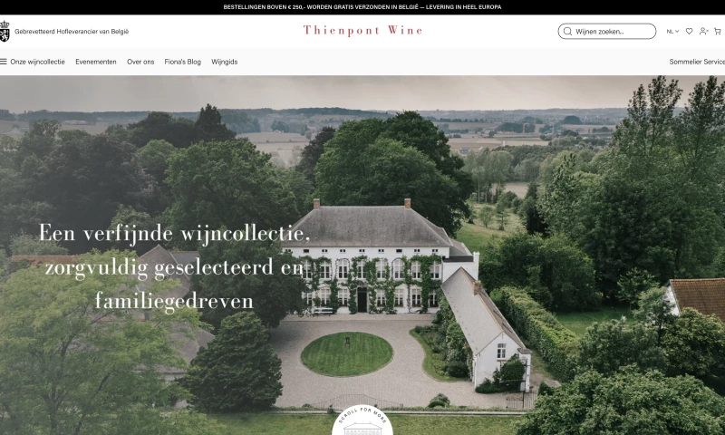 Baldwin - Revamped e-commerce for Thienpont Wine