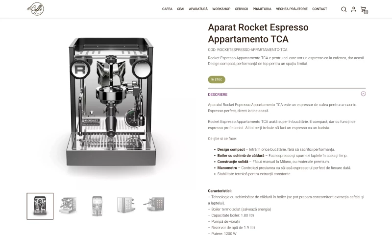 Baldwin - ilCaffe: New WordPress webshop for coffee lovers