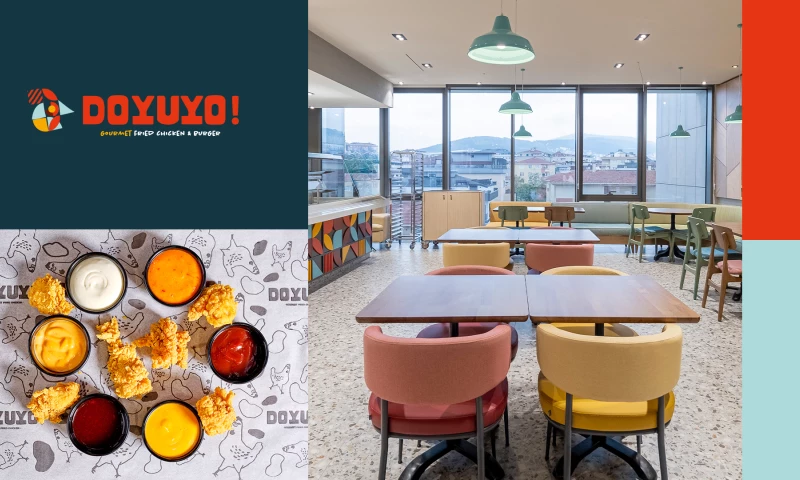 Karbon Architecture + Design Agency - Doyuyo Gourmet Fried Chicken Branding & Identity, Shop Interior & Architectural Design