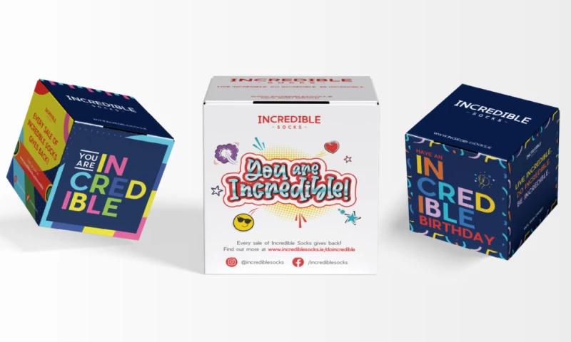 Incredible Socks Box packaging
