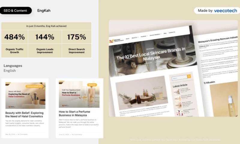 How an OEM Manufacturer Achieved 484% Organic Traffic Growth in Just 3 Months