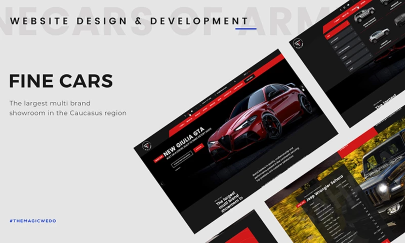 VooDoo programming - FineCars Web design and development