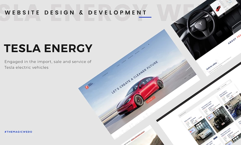 VooDoo programming - Tesla Energy Web design and development
