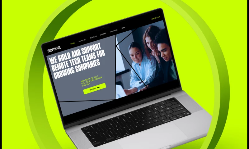 uSoftware - Brand Identity and Website Design