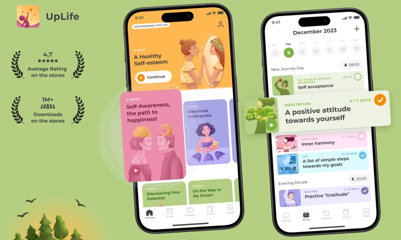 Olearis - UpLife: AI-Powered Mental Health App with Personalized Therapy
