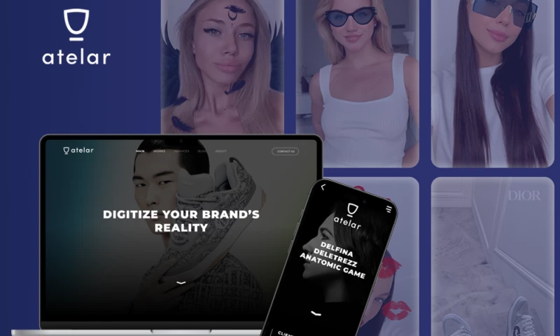 Olearis - Atelar: Interactive AR & 3D Advertising Website De