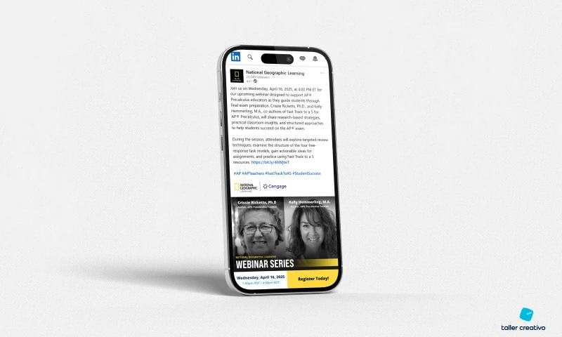 Taller Creativo - NGL Social Media Webinar Template