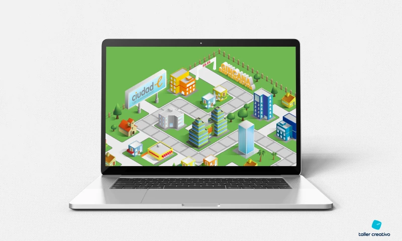 Taller Creativo - Virtual Game 3D Illustration