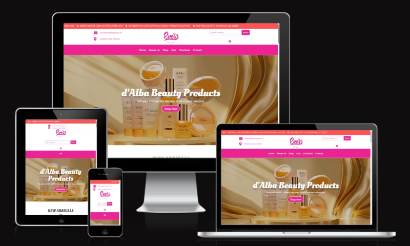 HEDWIGweb - eCommerce Web Redesign