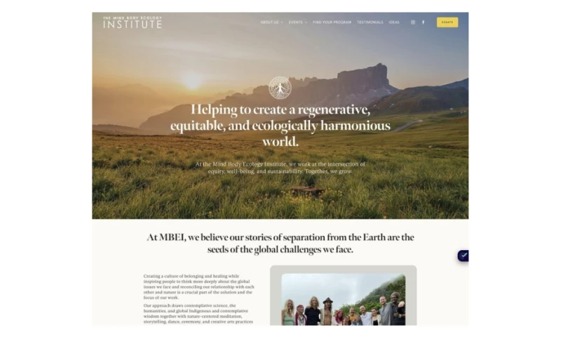 Justin Mabee Design - Mind Body Ecology Institute