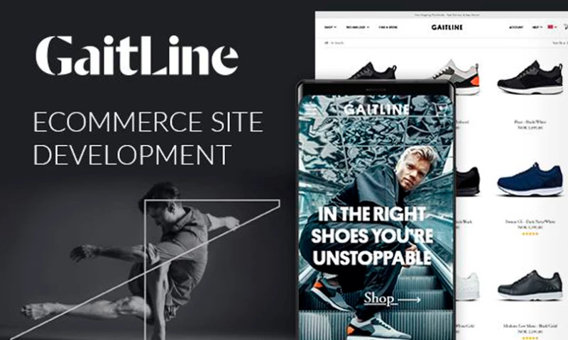 Magecom - GaitLine — Magento Store Development for a Leading Norwegian E-tailer