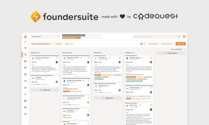 Codequest - Connecting Startups with Investors