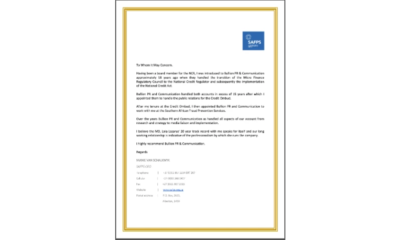 Southern African Fraud Prevention Service