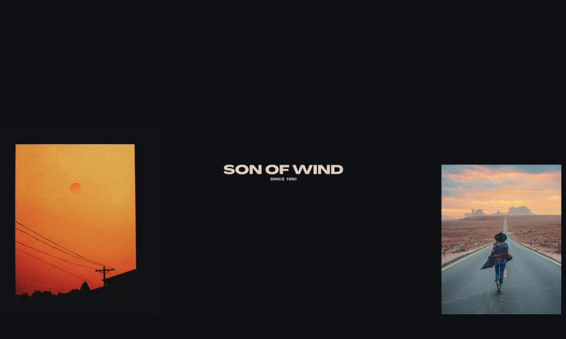 Square Marketing SRL - SON OF WIND - FASHION WEBSITE
