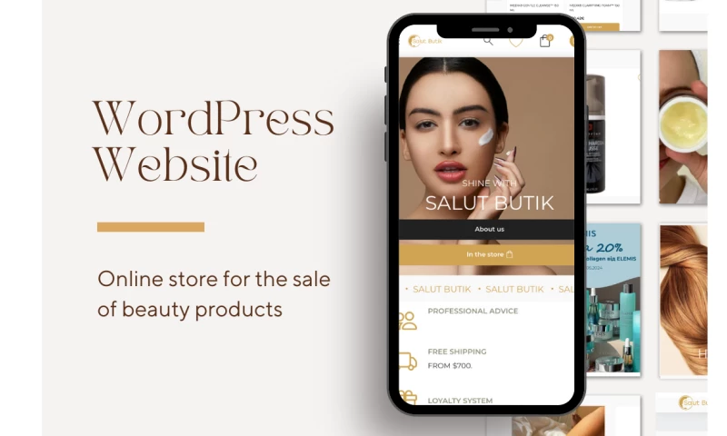 Coderby - Development of a Cosmetics Store Website
