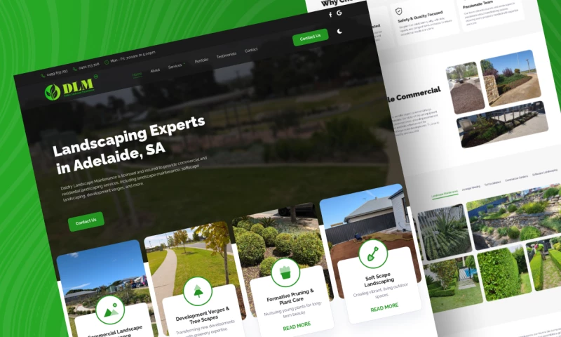 Golden Grove Web Designs - Daldry Landscape Maintenance