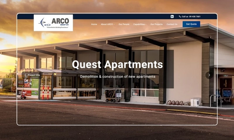 F5 Studio - ARCO | Website Redesign