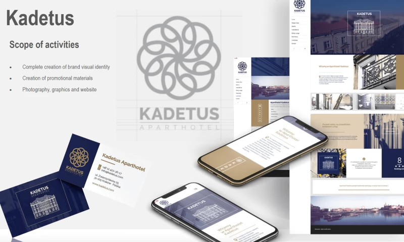Helt Branding Agency - The New Identity of Hotel Kadetus Brand and Website Design